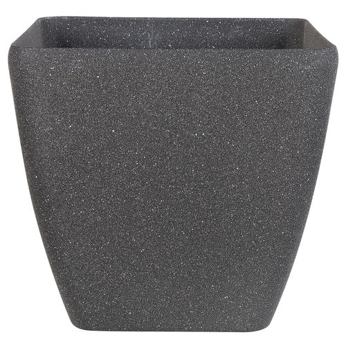 Pot De Fleurs Gris Foncé 42 X 42 X 42 Cm Zeli