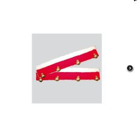 Fourreaux De Bridon Equithème "Noël" - Taille : Taille Unique, Couleur : Rouge, Bordure Blanc