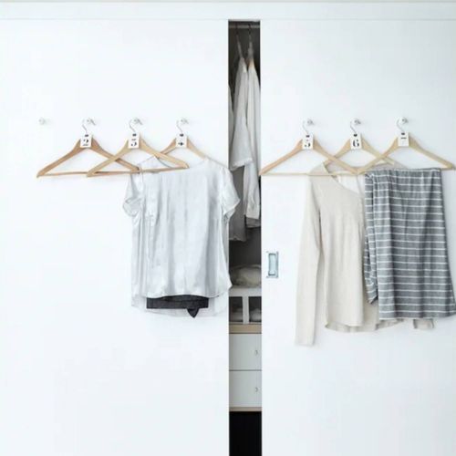 Lot De 5 Cintres Bois Bumerang Ikea