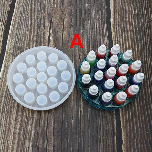 Boîte De Rangement Pour Rouge à L?vres, Moule En Résine Pour Cristal Et Silicone Fait à La Main, Bouteille De Pigment ?poxy, Outil De Fabrication De Bijoux