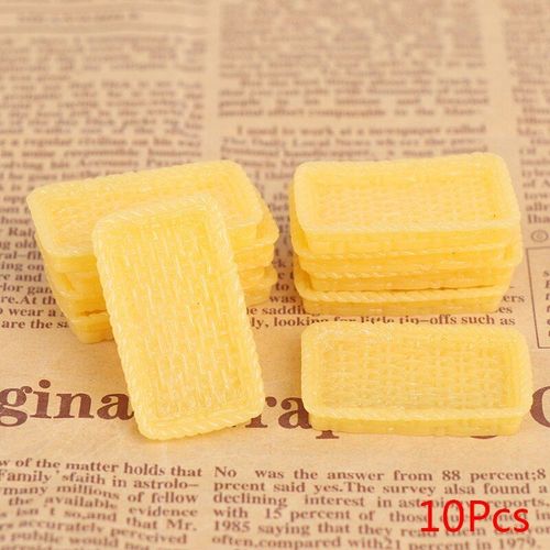 Panier à Assiettes Miniatures Pour Maison De Poupée 1/12, Plateau De Simulation, Décor De Cuisine, Accessoires Miniatures, 10 Pièces
