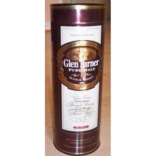 Boite Metallique De Whisky Glen Turner 8ans