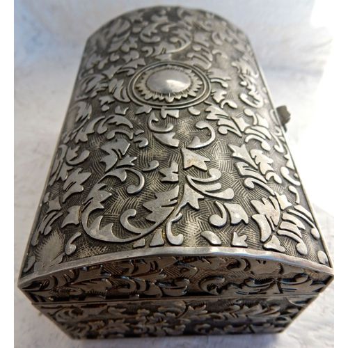 Coffret A Bijoux Breton Métal Argenté