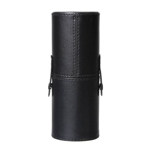 Offre Spéciale-Noir Cuir Brosse Blanc Support Maquillage Artiste Sac Maquillage Boîte De Rangement
