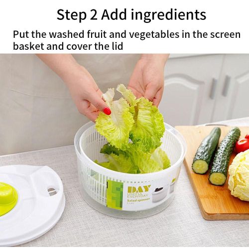 Séchoir À Légumes Essoreuse À Salade Panier De Fruits Lavage Manuel Panier De Rangement Lave-Linge Machine À Sécher Outils De Cuisine Utiles