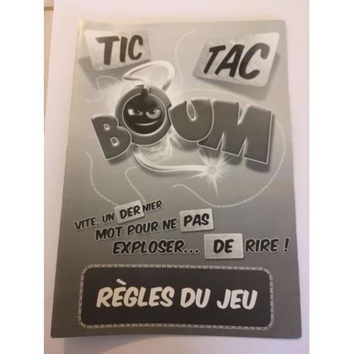 Notice Pour Le Jeu Tic Tac Boum Asomodée