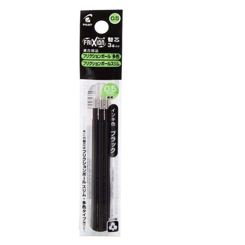 Pilot Frixion Ball Recharge Gel Encre 0,5mm Convient Pour Frixion Ball 4 Couleurs (Lfbtrf30ef3b ) 3 Lot De Noir