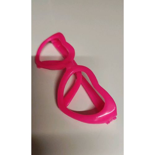 Jouet Lunettes C?Ur Rose Plastique 