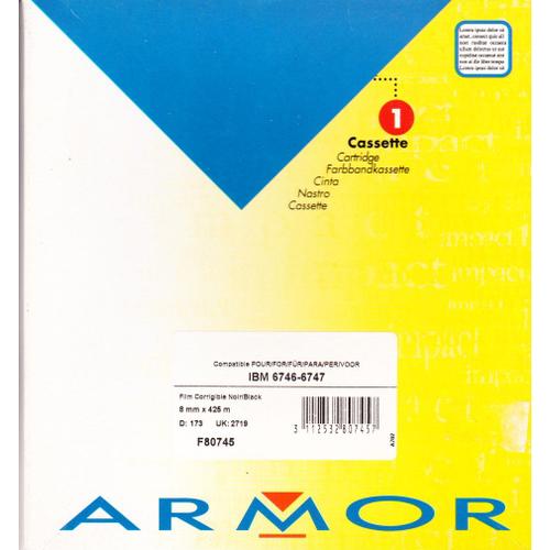 Cassette film corrigible pour Machine à écrire IBM 6746-6747 - ARMOR Gr 173