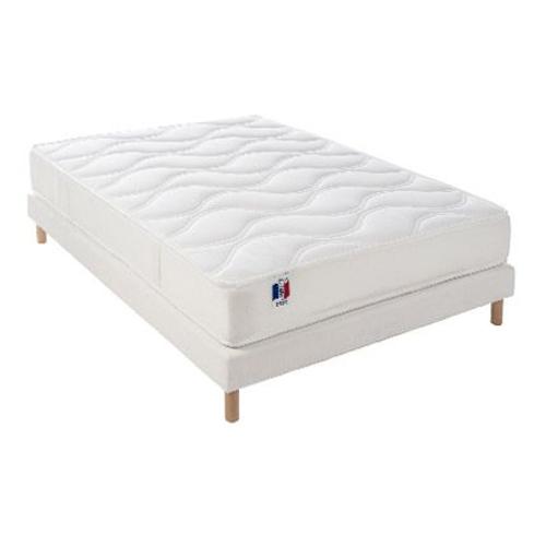 Ensemble Matelas+Sommier Mémoire De Forme 140x190cm