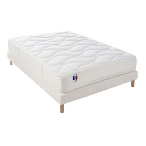 Ensemble Matelas Latex Special Confort Ep18/19cm 140x190cm + Som