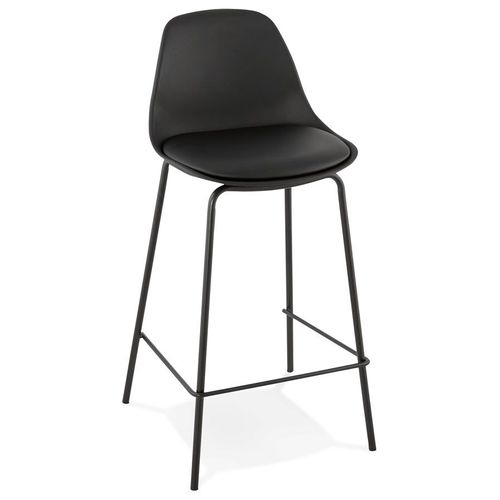 Tabouret Snack Mi-Hauteur 'cookie Mini' Noir Style Industriel