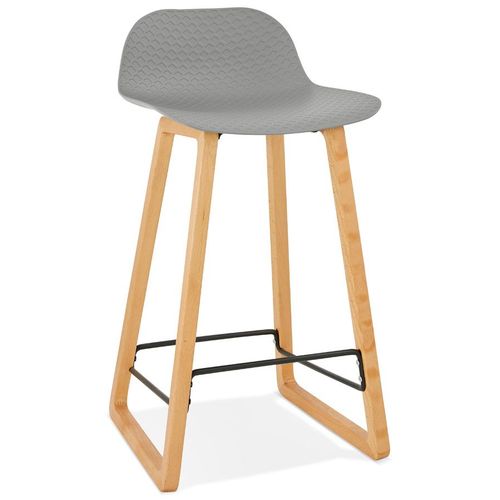 Tabouret Snack Mi-Hauteur 'maki Mini' Gris Style Scandinave