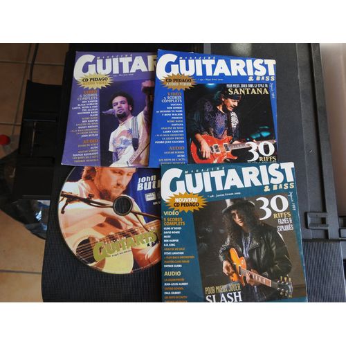 Cd Pedago : Guitarist & Bass / John Butler, Ben Harper, Slash, Carlos Santana