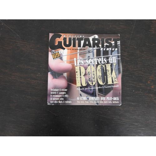 Cd Audio Musical : Guitarist Pedago / Les Secrets Du Rock