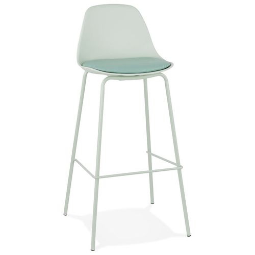 Tabouret De Bar 'cookie' Vert Clair Style Industriel