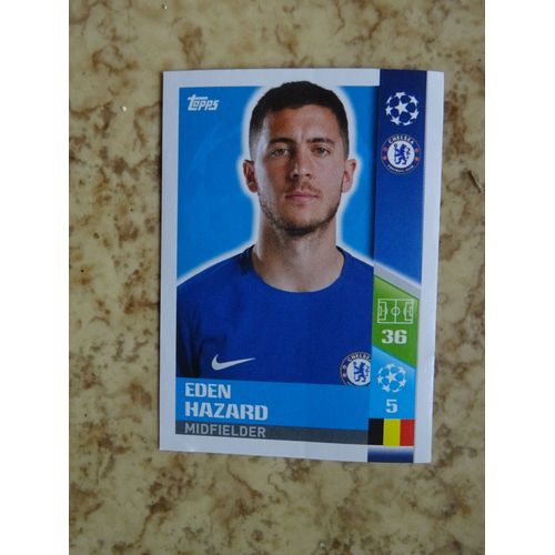 Image N°133 Panini Foot Champions League 2017 2018 - Eden Hazard -Chelsea-