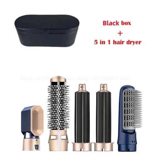 Dyson-Sèche-Cheveux 5 En 1,Peigne Chaud,Multi-Styler,Fer À Friser,Lisseur,Brosse À Cheveux - Type Prussian Black Box