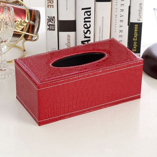 Boîte À Mouchoirs En Cuir, Boîte À Mouchoirs En Cuir, Housse De Boîte À Mouchoirs Rectangulaire, Support De Rangement Pour Serviette, Pièce De Rangement Pour La Maison, Décoration De Voiture De Bureau