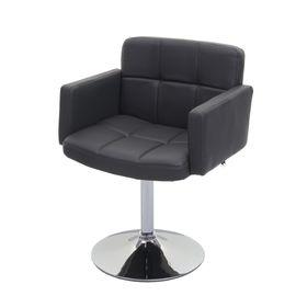 Chaise De Salle À  Manger Orlando, Chaise De Cuisine Chaise Pivotante, Similicuir Chromé   Gris