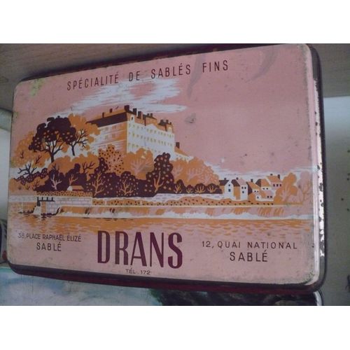 Ancienne Boite Metal Drans
