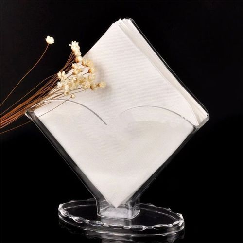 Porte-Serviettes En Acrylique Transparent Boîte De Rangement Créative Pour Serviettes De Table Usage Domestique Hôtel