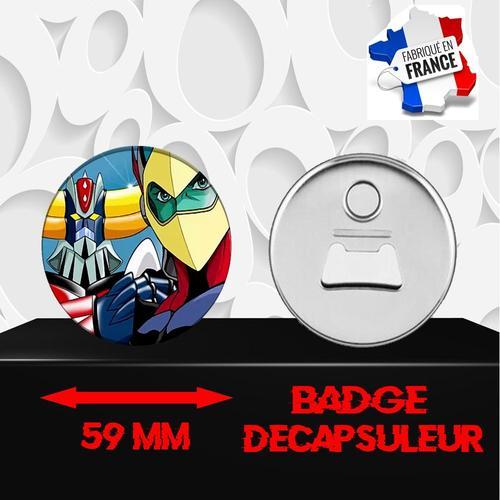 Magnet Décoratif Décapsuleur Aimanté 59 Mm Manga Goldorak 202