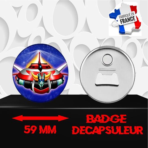 Magnet Décoratif Décapsuleur Aimanté 59 Mm Manga Goldorak 205