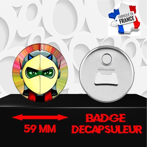 Magnet Décoratif Décapsuleur Aimanté 59 Mm Manga Goldorak 206