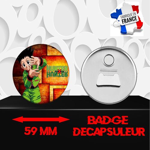 Magnet Décoratif Décapsuleur Aimanté 59 Mm Manga Hunter X Hunter 221