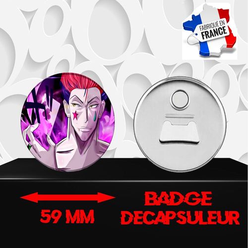 Magnet Décoratif Décapsuleur Aimanté 59 Mm Manga Hunter X Hunter 227