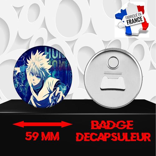 Magnet Décoratif Décapsuleur Aimanté 59 Mm Manga Hunter X Hunter 228