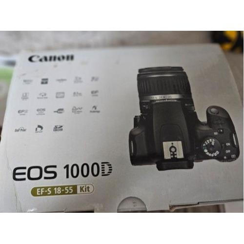 CANON EOS 1000D 10 MPIX + OBJECTIF EF-S 18-55 Kit (zoom)