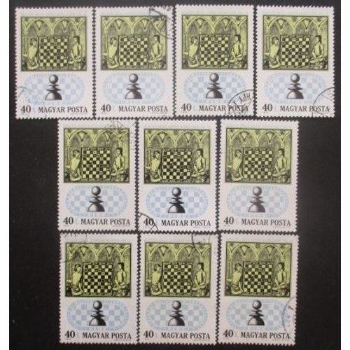 Hongrie N°2371 X 10 Oblitéré