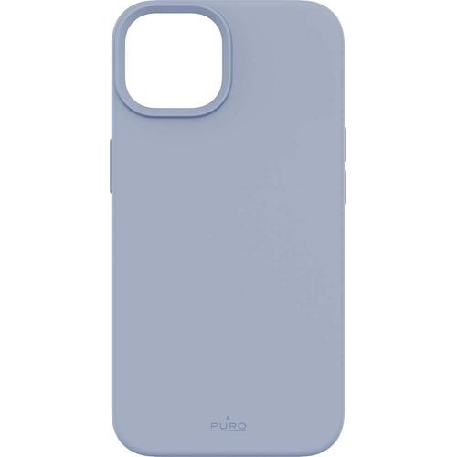 Coque Iphone 14 Plus Silicone Icon Compatible Magsafe Bleue Puro