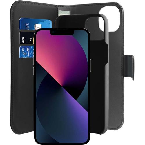 Folio 2 En 1 Iphone 14 Plus Coque Magnétique Noir Puro