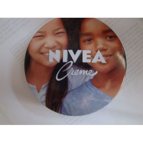 Boite Ronde Métal Nivéa Diamètre 9,5 Cm