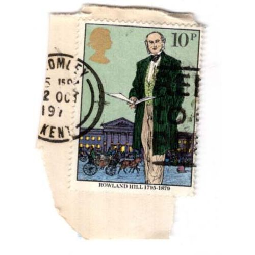 Timbre Royaume Uni : Oblitéré, Rowland Hill 1795-1879, 10 P