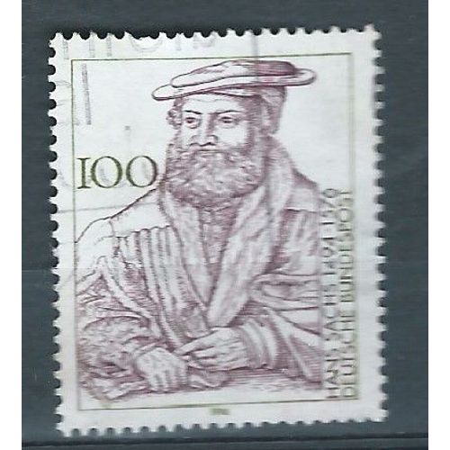 Allemagne-Rfa-Obl - 1994 - Yt N° 1595- 500e Anniv De La Naissance De Hans Sach   Ecrivain