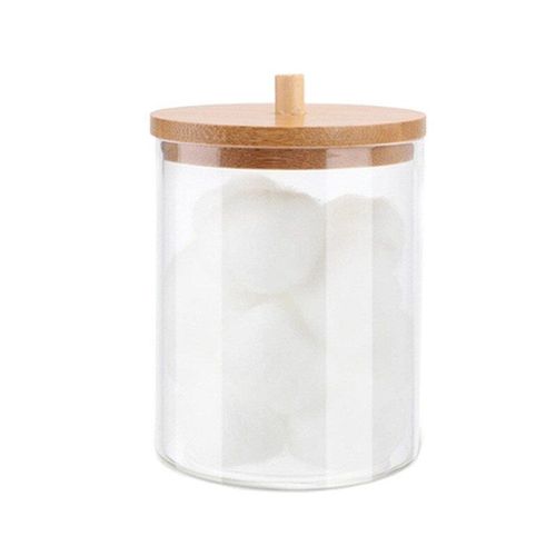 Boîte De Rangement En Plexiglas Ronde Multi Fonction, Conteneur, Benne, Casier Pour Placer Des Cotons Tiges, Des Produits De Beauté, Maquillage, Bijoux, Ou Bonbons