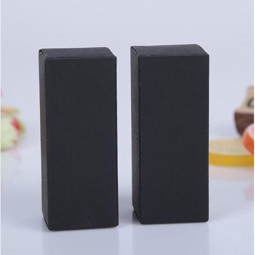 Boîte En Papier Kraft Noir Vierge, 100x2.7x2.7 Cm, Boîte De Rangement Pour Bouteilles D'huile Essentielle, Rouge À Lèvres, Parfum, Tubes De Valve, Diy, 8.2 Pièces/Lot