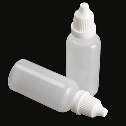 Bouteille De Stockage De Liquide Transparente 10ml Bouteilles De Gouttes Blanches Accessoires Ménagers Boîte De Rangement De Gouttes Oculaires Bouteille En Plastique Avec Couvercle