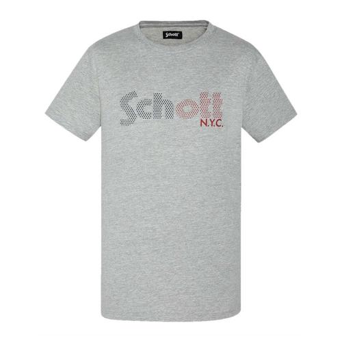 T-Shirt Gris Homme Schott Tar22