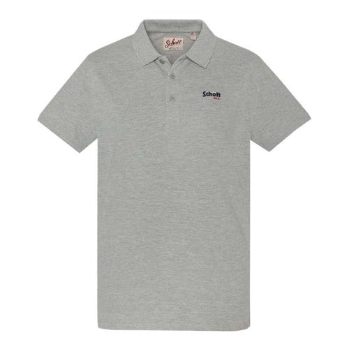 Polo Gris Homme Schott S0022