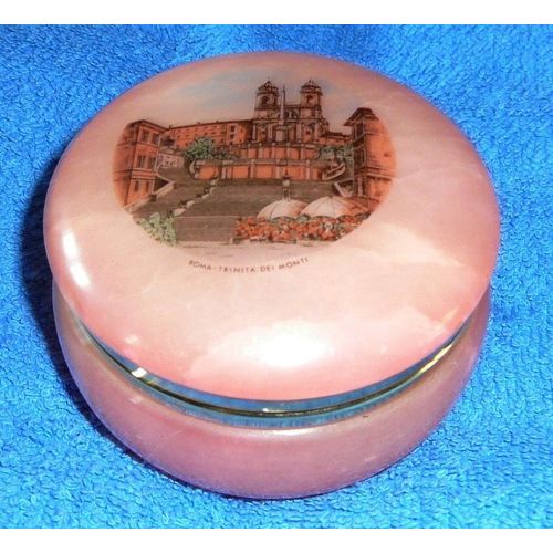 Boite A Bijoux En Quartz Rose Italien