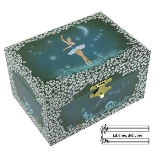 Libérée Délivrée (La Reine Des Neiges) - Boîte À Musique - Bijoux Musicale - Coffret Musical En Bois Avec Ballerine Dansante - 22004