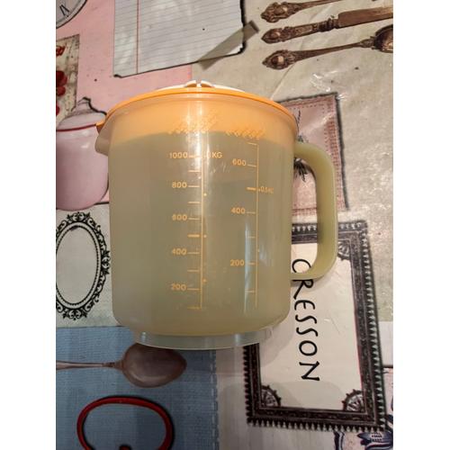 Pichet Mesure 1,2 Litres Tupperware Vintage 