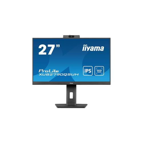 iiyama ProLite XUB2790QSUH-B1 - Écran LED - 27" - 2560 x 1440 QHD @ 100 Hz - IPS - 250 cd/m² - 1300:1 - 0.4 ms - HDMI, DisplayPort - haut-parleurs - noir mat