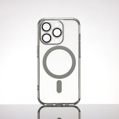 We Coque De Protection Magsafe Iphone 15 Pro Transparent: Compatible Avec Magsafe - Anneau Blanc - Anti-Rayures - Semi-Rigide