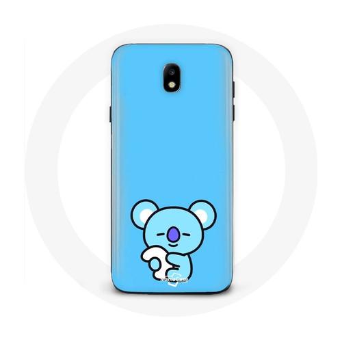 Coque Pour Samsung Galaxy S4 Bangtan Bts Bt21 Koya Rm Fond Bleu